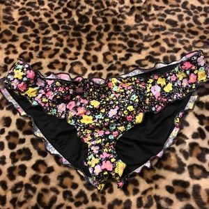 Victoria’s Secret floral cheeky ruffle bikini